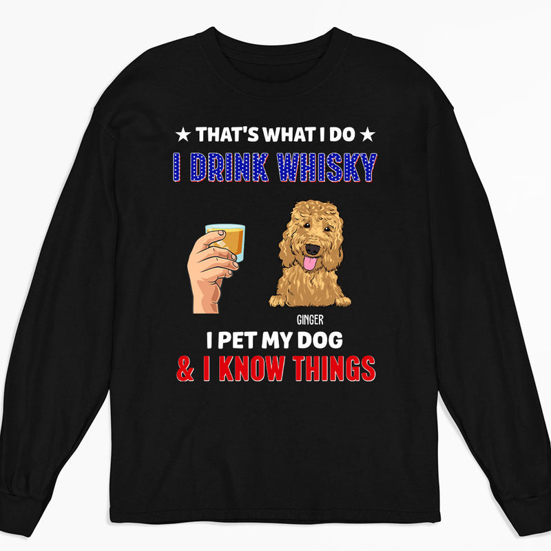 Pet And Drink - Personalized Custom Long Sleeve T-shirt