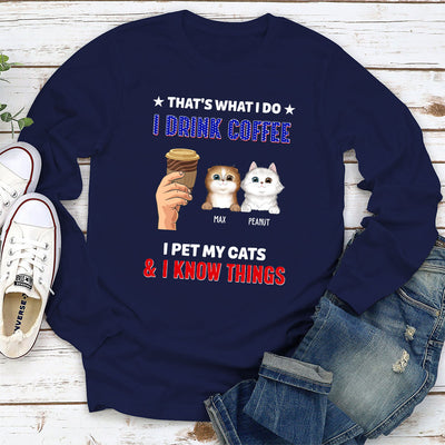 Pet And Drink - Personalized Custom Long Sleeve T-shirt