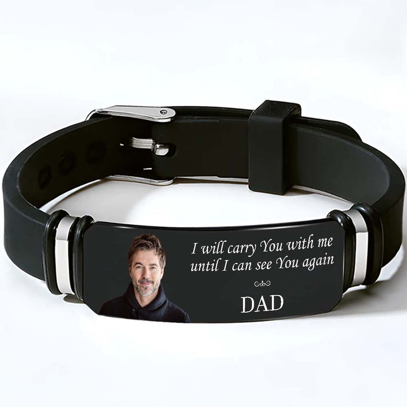 Custom Photo Always With You - Personalized Custom Bracelet