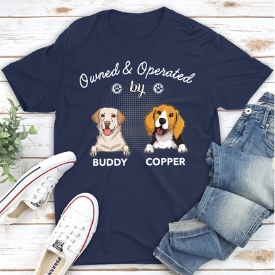 Operated By Dog - Personalized Custom Premium T-shirt