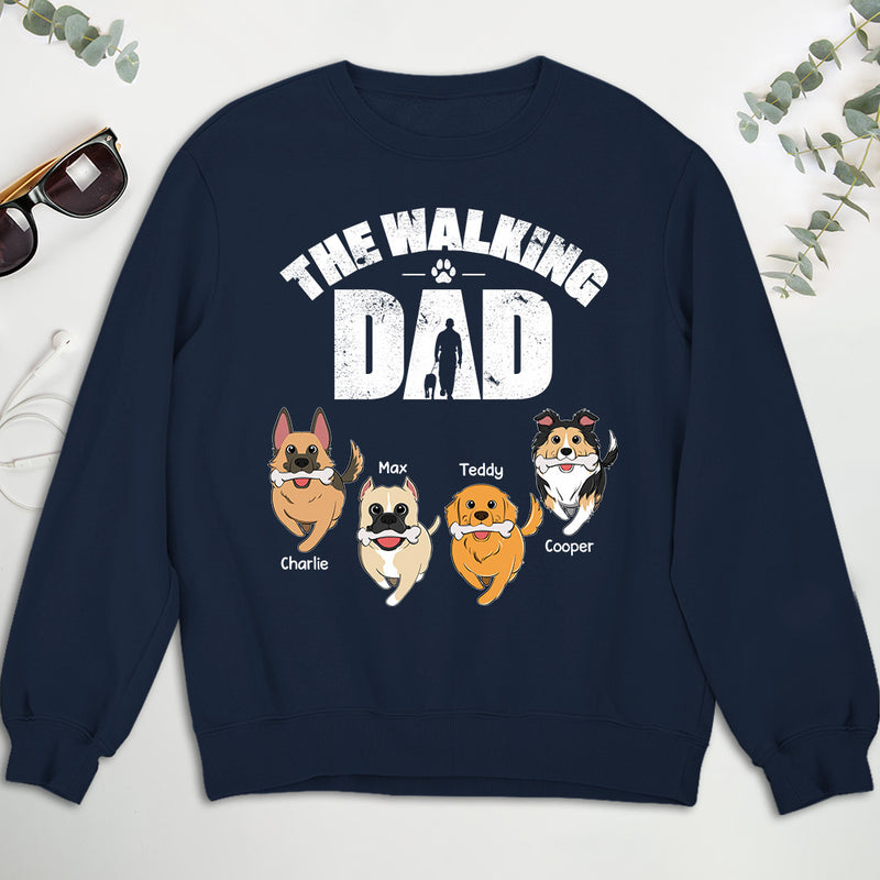 The Walking Dog - Personalized Custom Sweatshirt