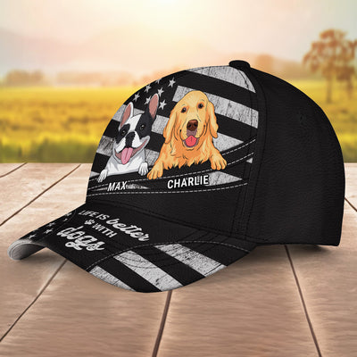 Life Is Better With Doggo - Personalized Custom Cap