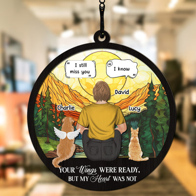 I Will Miss You Forever - Personalized Custom Suncatcher