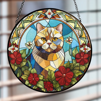 Custom Photo Loss of A Cat - Personalized Custom Window Hanging Suncatcher