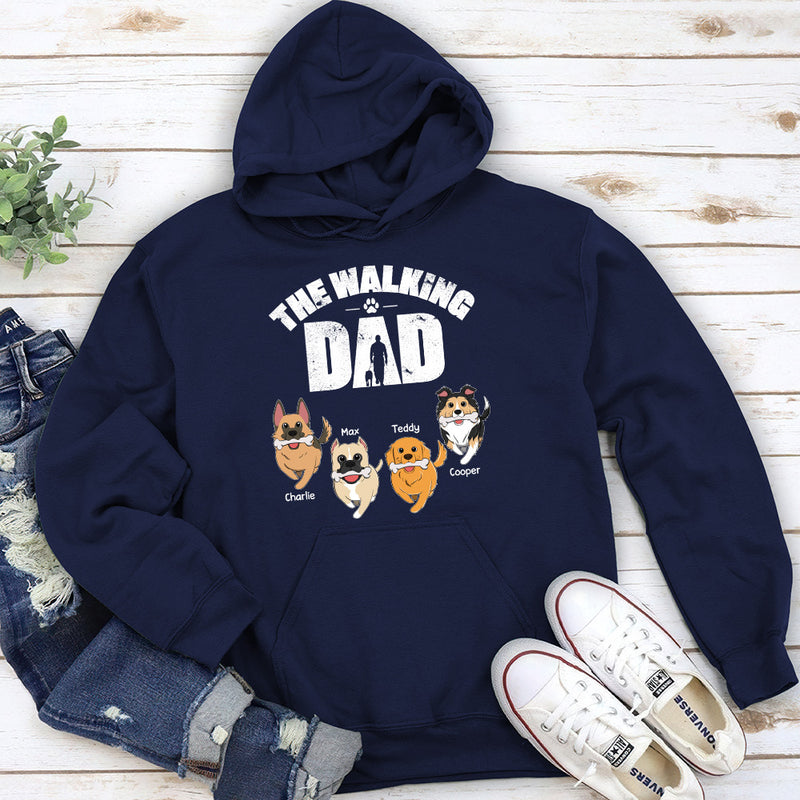 The Walking Dog - Personalized Custom Hoodie