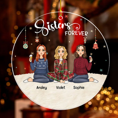 Soul Sisters - Personalized Custom Acrylic Ornament