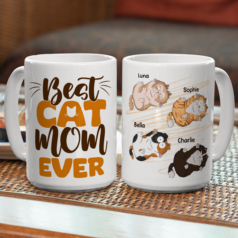 Best Cat Mom Ever - Personalized Custom Coffee Mug