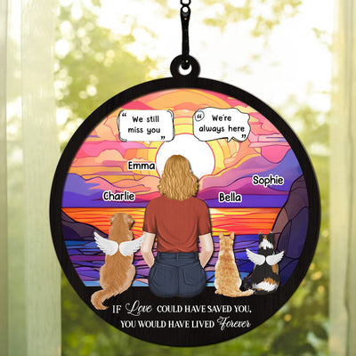 I Will Miss You Forever - Personalized Custom Suncatcher