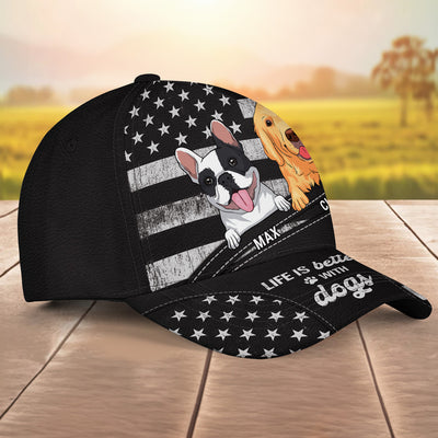 Life Is Better With Doggo - Personalized Custom Cap