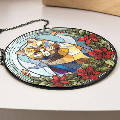 Custom Photo Loss of A Cat - Personalized Custom Window Hanging Suncatcher