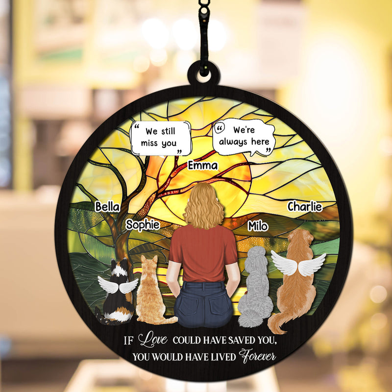 I Will Miss You Forever - Personalized Custom Suncatcher