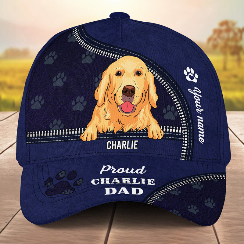 Proud Dog Dad - Personalized Custom Cap