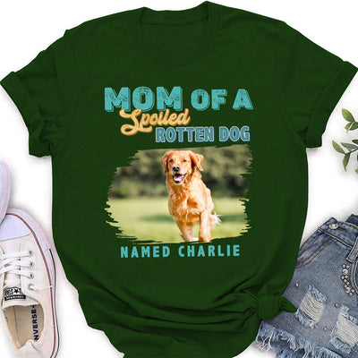 Dad Of Spoiled Rotten Dogs - Personalized Custom Women's T-shirt