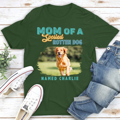 Dad Of Spoiled Rotten Dogs - Personalized Custom Unisex T-shirt