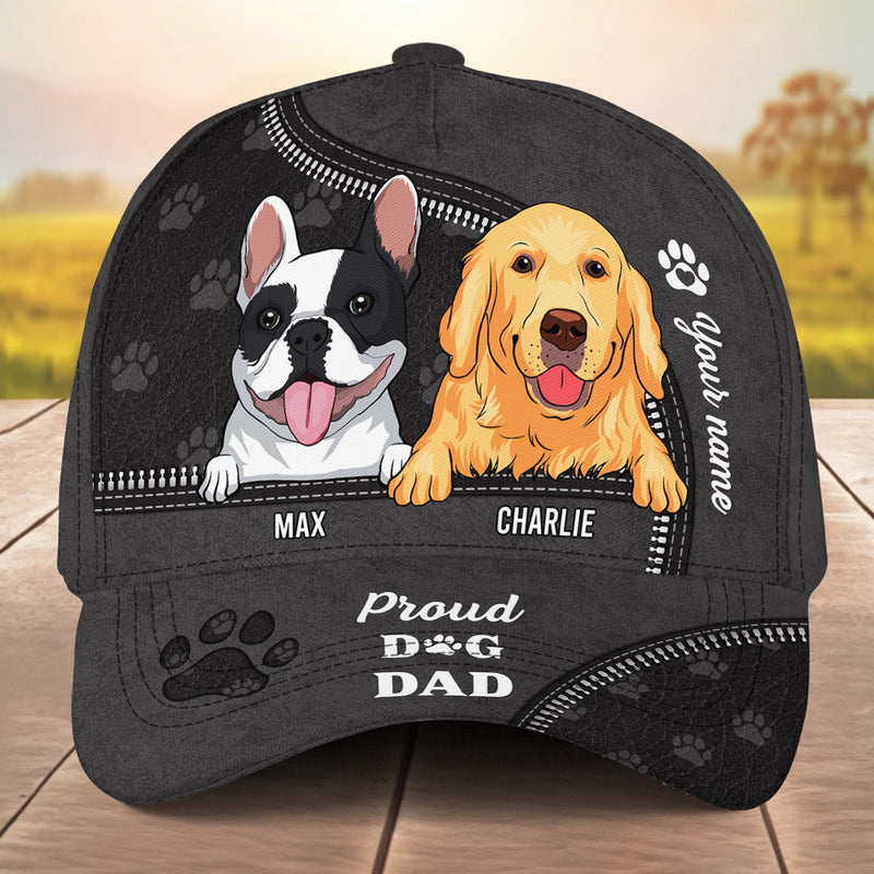 Proud Dog Dad - Personalized Custom Cap