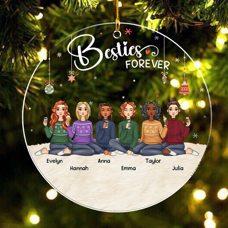 Soul Sisters - Personalized Custom Acrylic Ornament