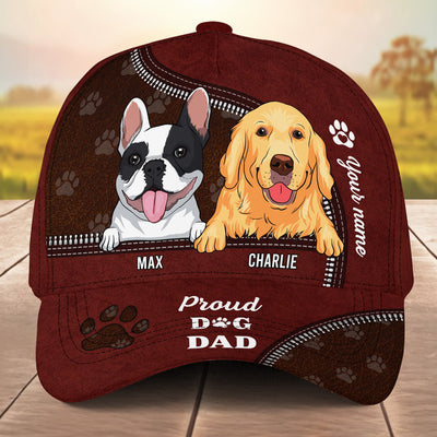 Proud Dog Dad - Personalized Custom Cap