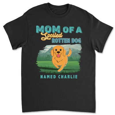 Dad Of Spoiled Rotten Dogs - Personalized Custom Unisex T-shirt