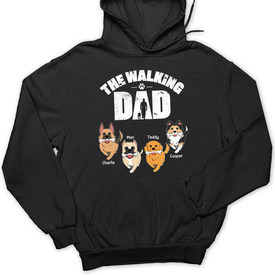 The Walking Dog - Personalized Custom Hoodie