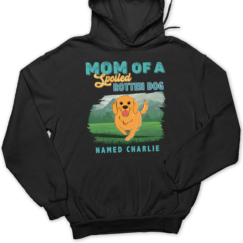 Dad Of Spoiled Rotten Dogs - Personalized Custom Hoodie