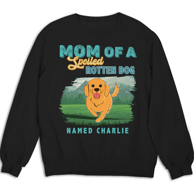 Dad Of Spoiled Rotten Dogs - Personalized Custom Sweatshirt