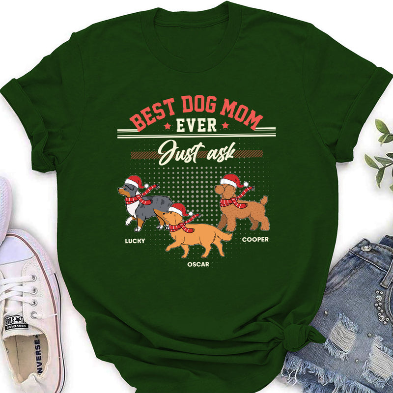 Dog Dad Just Ask - Personalized Custom Women&