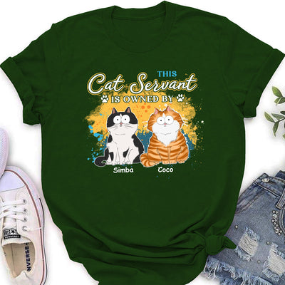 This Cat Servant - Personalized Custom Women's T-shirt