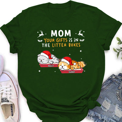 Gift Is In The Box - Personalized Custom Women's T-shirt