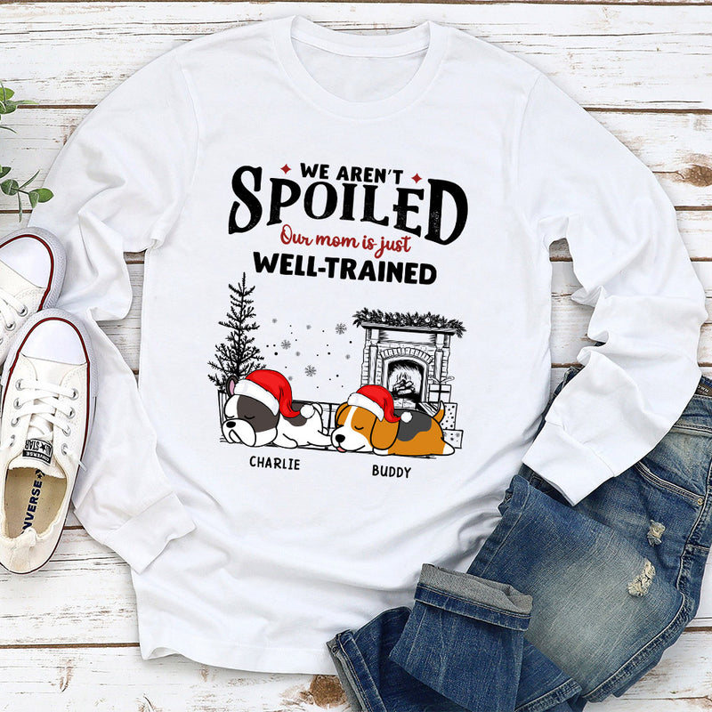 Spoiled But Cute Dog - Personalized Custom Long Sleeve T-shirt