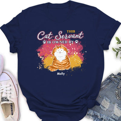 This Cat Servant - Personalized Custom Women's T-shirt