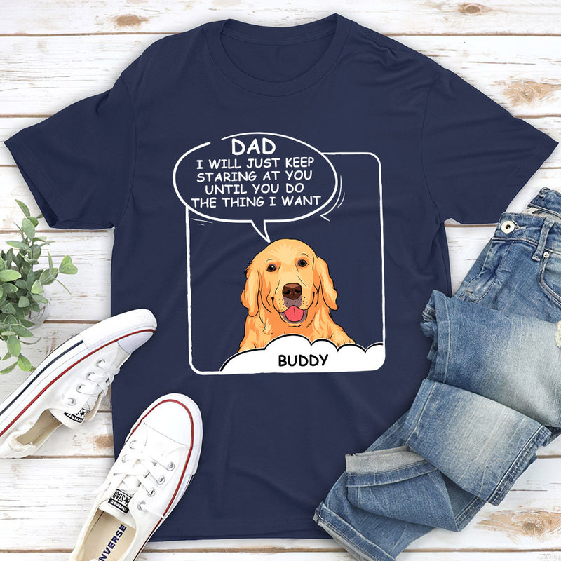 Staring Until - Personalized Custom Unisex T-shirt