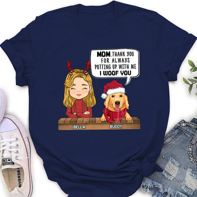 Putting Up With - Personalized Custom Women's T-shirt