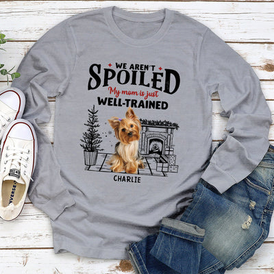 Spoiled But Cute Dog - Personalized Custom Long Sleeve T-shirt