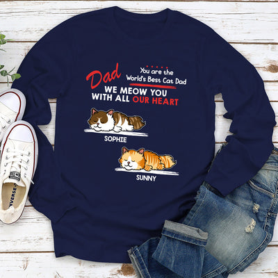 Woof All My Heart - Personalized Custom Long Sleeve T-shirt