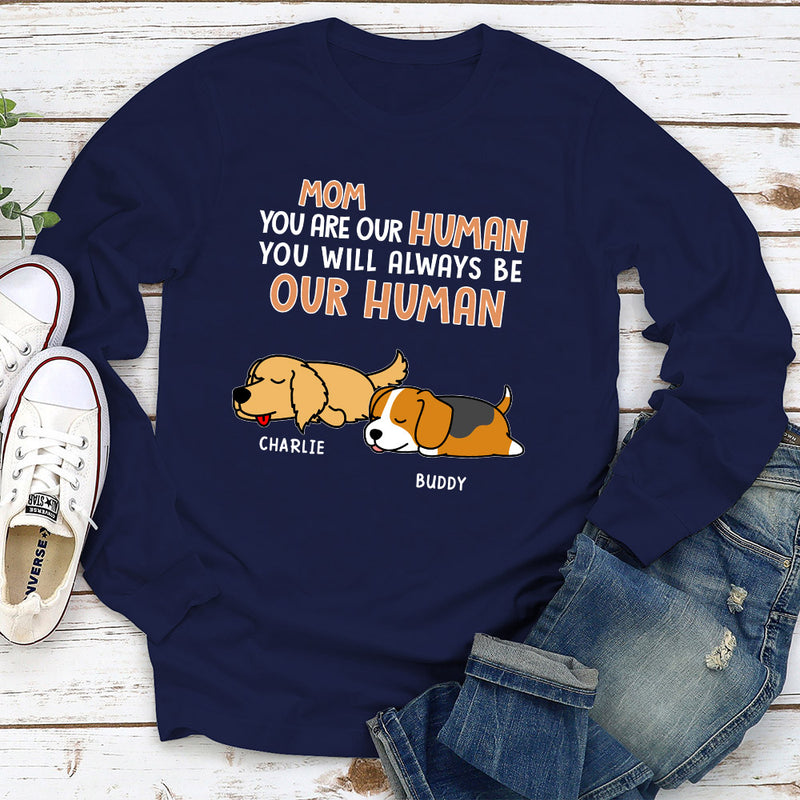 Be My Human - Personalized Custom Long Sleeve T-shirt