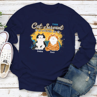 This Cat Servant - Personalized Custom Long Sleeve T-shirt