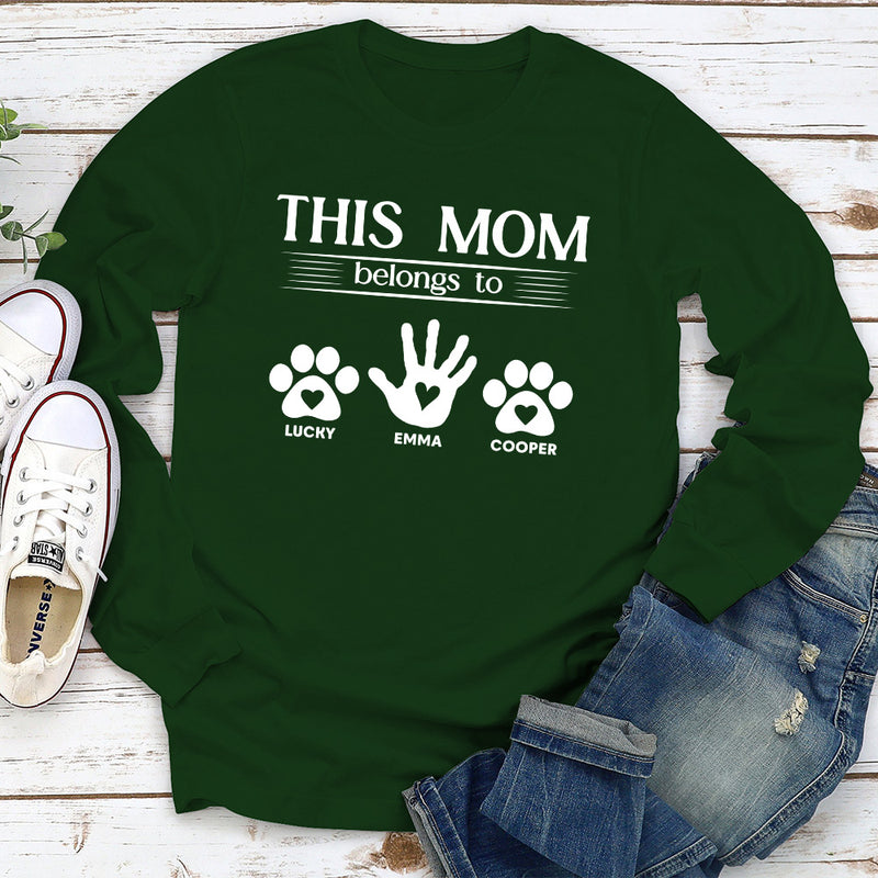 Favorite Belongs To - Personalized Custom Long Sleeve T-shirt