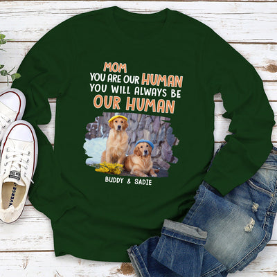 Be My Human - Personalized Custom Long Sleeve T-shirt