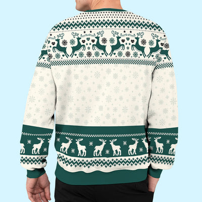 Merry Woofmas Pawlidays - Personalized Custom All-Over-Print Sweatshirt