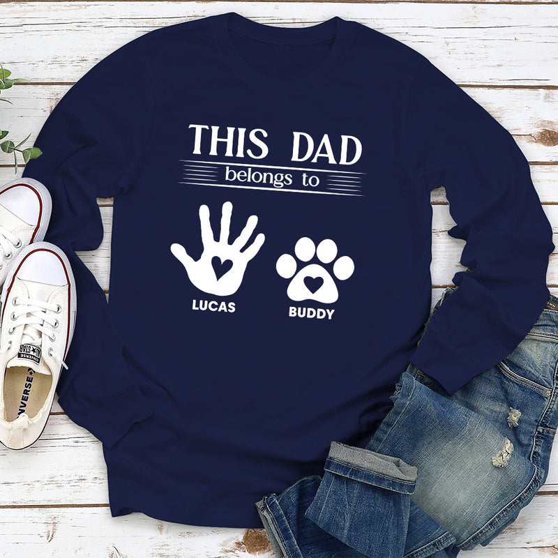 Favorite Belongs To - Personalized Custom Long Sleeve T-shirt