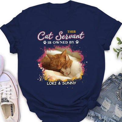 This Cat Servant - Personalized Custom Women's T-shirt