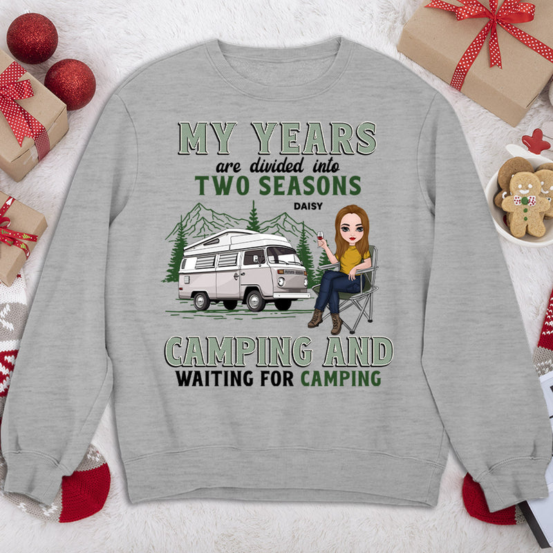 Years Of Camping - Personalized Custom Sweatshirt