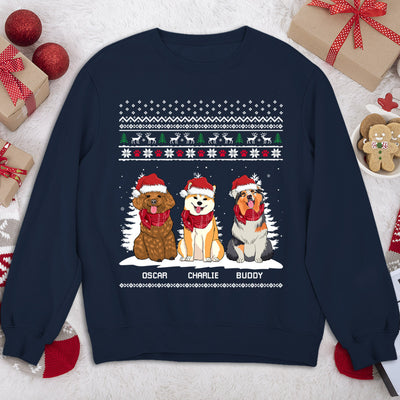 Winter Dog - Personalized Custom Sweatshirt