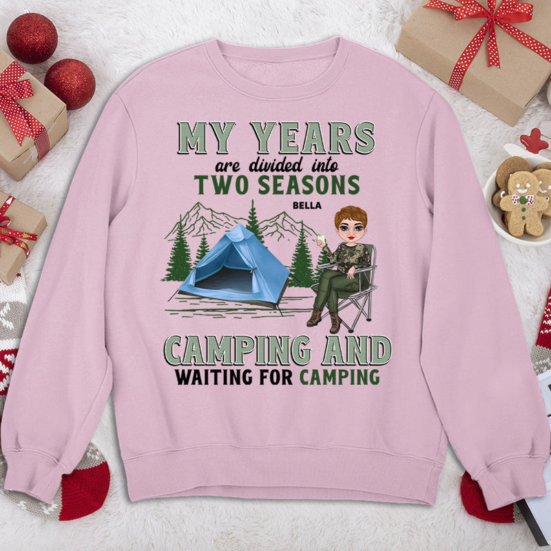 Years Of Camping - Personalized Custom Sweatshirt