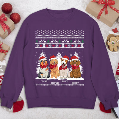 Winter Dog - Personalized Custom Sweatshirt