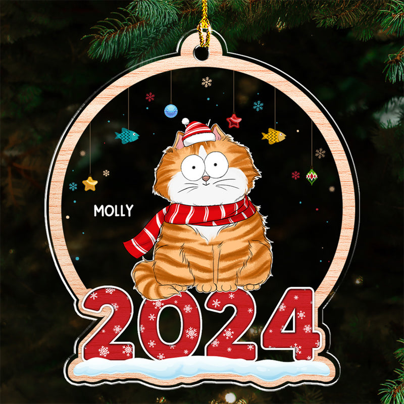 Best Cat Mom - Personalized Custom Acrylic Ornament