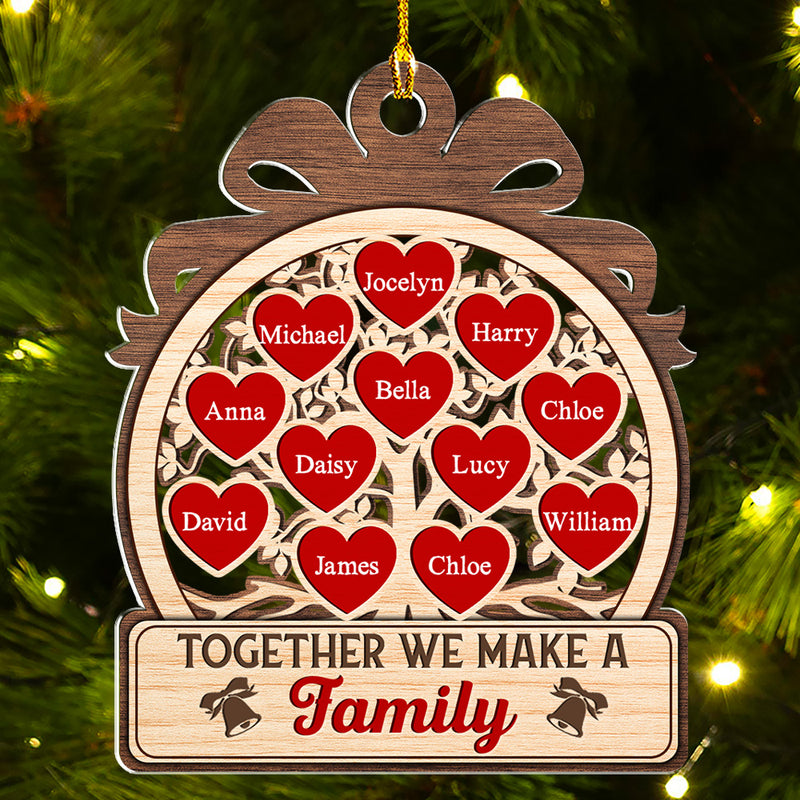 Family Together - Personalized Custom Acrylic Ornament