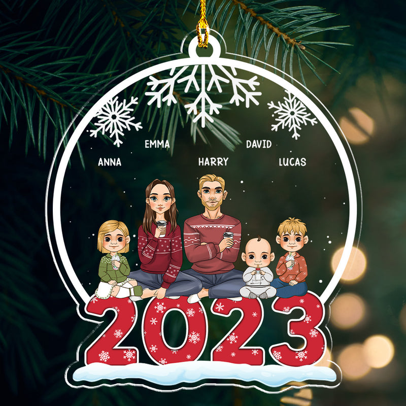 Family 2023 - Personalized Custom Acrylic Ornament