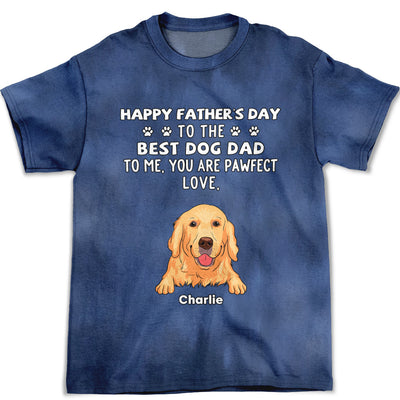 Best Dog Dad - Personalized Custom All-over-print T-shirt