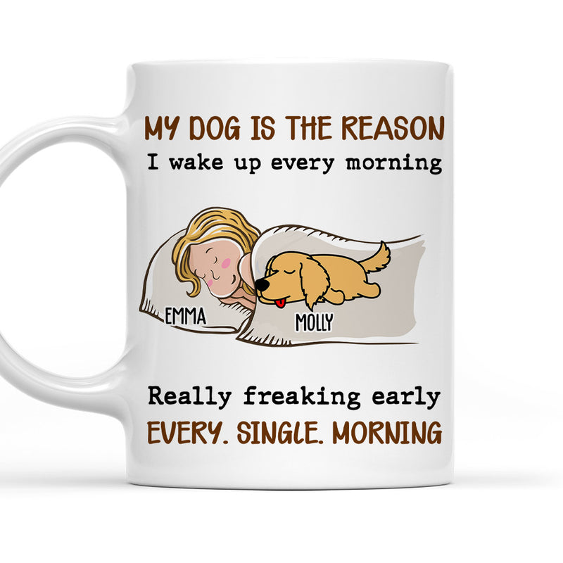 My Pet Is The Reason - Personalized Custom Coffee Mug